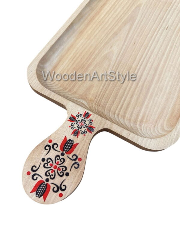 Platou din lemn 40x22cm cod2 - imagine 2
